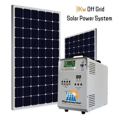 MC4 Connector الطاقة الشمسية الرئيسية أطقم 3000W مولد للطاقة الشمسية