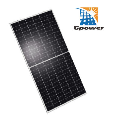 وحدة الألواح الشمسية الكهروضوئية نصف الخلية ISO أحادية PERC المثبتة على السقف